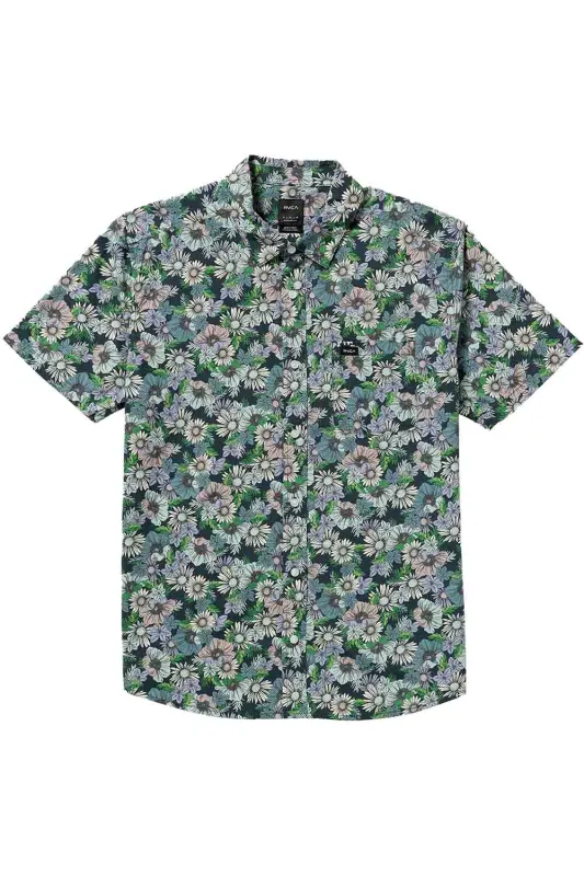 BOTANICAL SS Garage Blue sold by REVOLVR Menswear