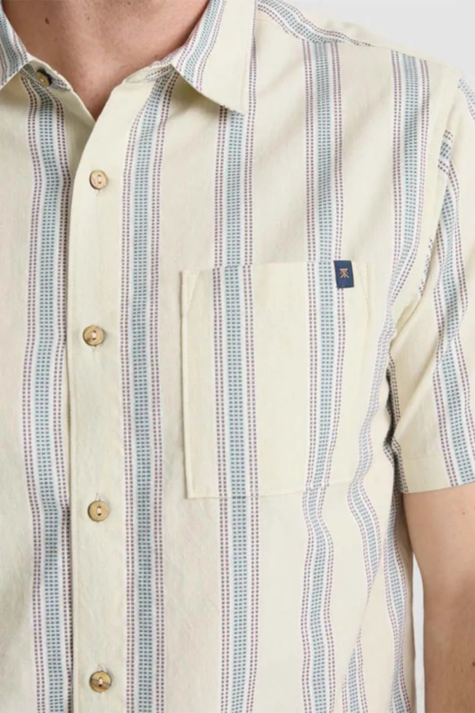 JOURNEY SS Stripe Seafoam sold by REVOLVR Menswear product image thumbnail 5