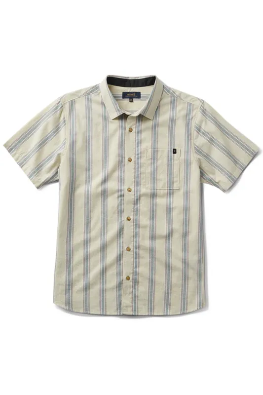 JOURNEY SS Stripe Seafoam sold by REVOLVR Menswear