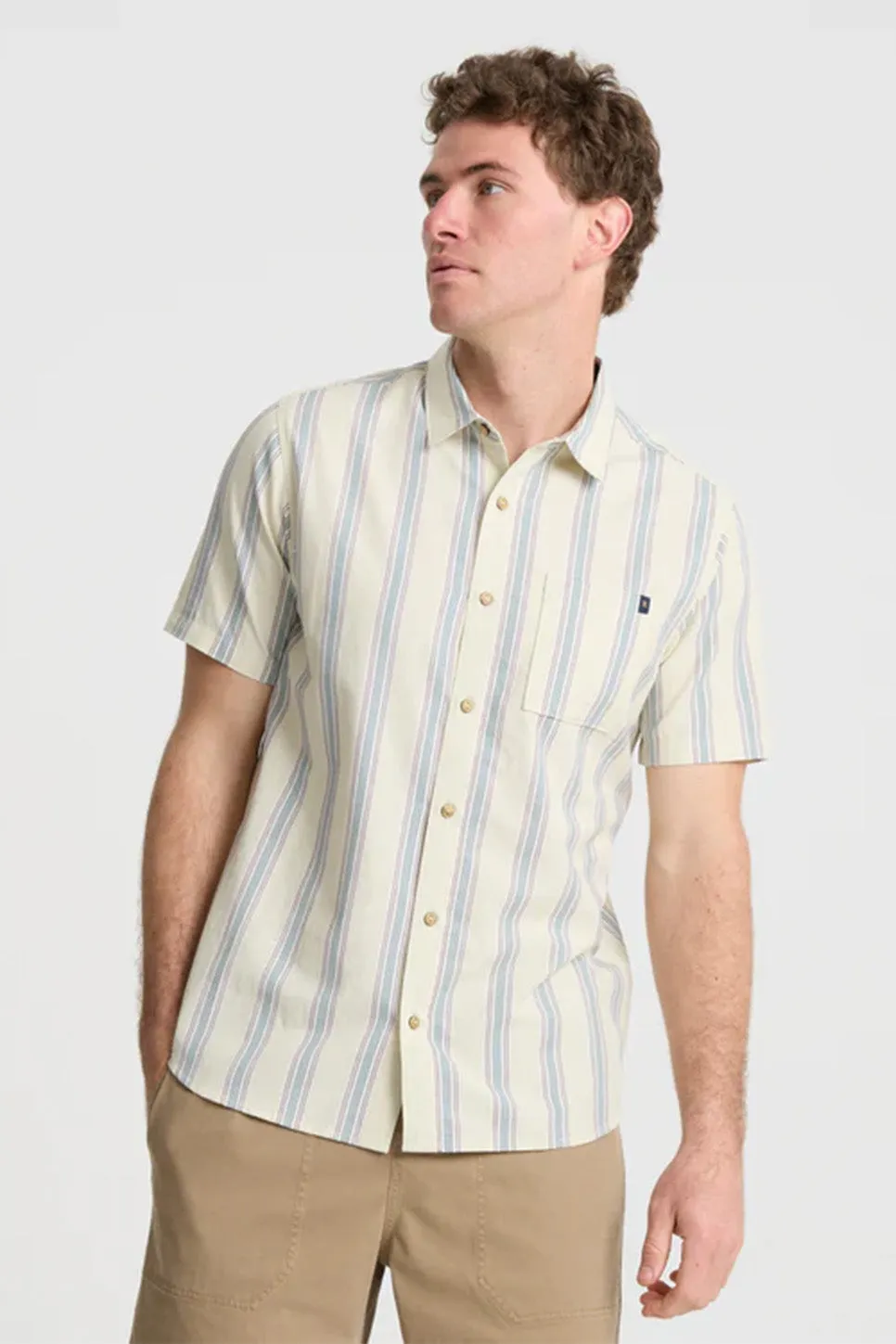 JOURNEY SS Stripe Seafoam sold by REVOLVR Menswear product image thumbnail 2