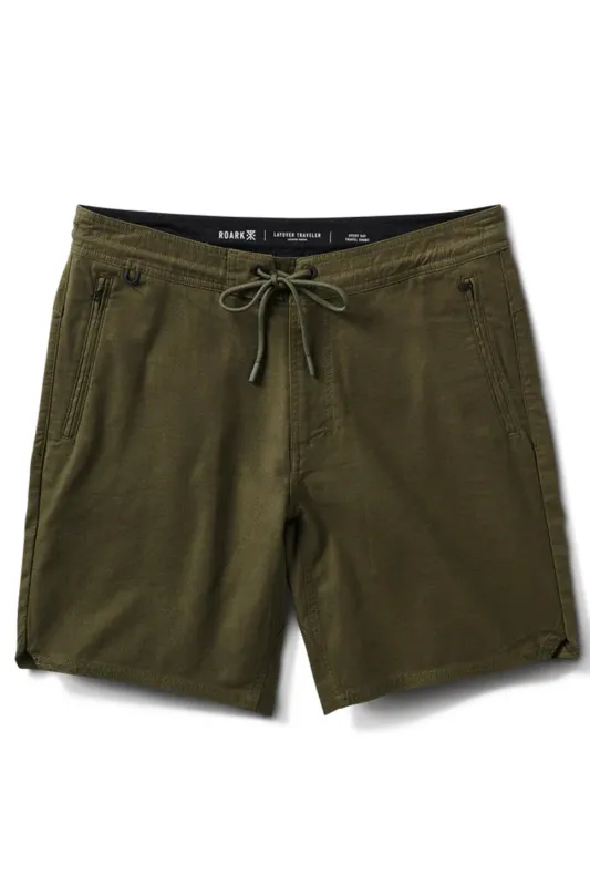 LAYOVER TRAVELER 18" SHORT Military sold by REVOLVR Menswear