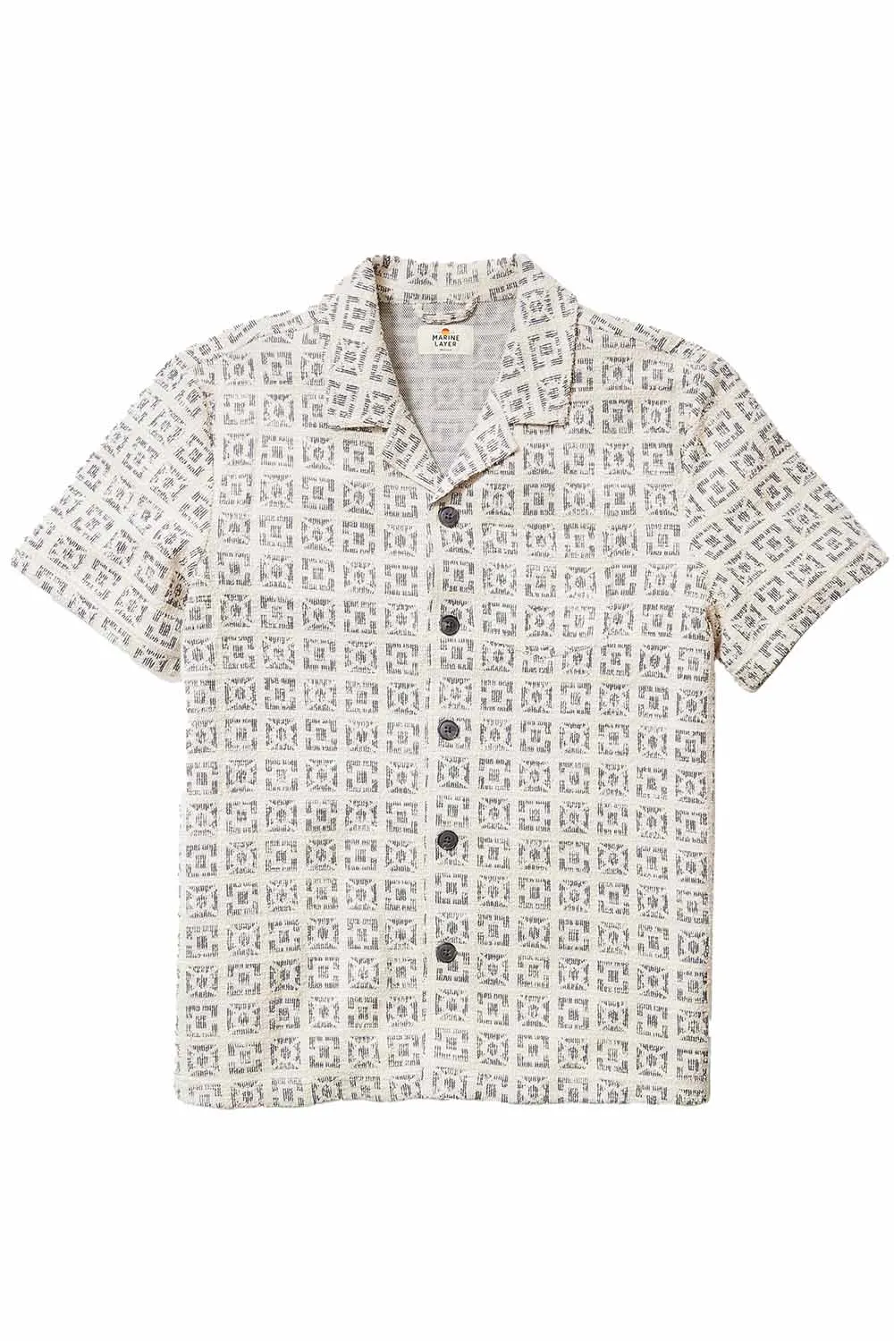 ARCHIVE CAM RESORT SHIRT Natural Geo sold by REVOLVR Menswear
