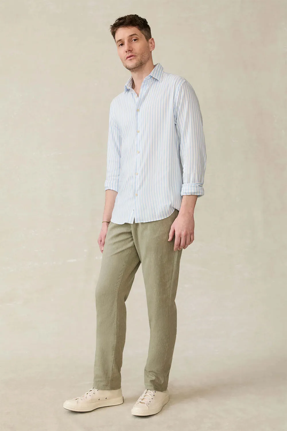 MOVEMENT MONTERREY SHIRT Blue Cape Stripe sold by REVOLVR Menswear product image thumbnail 5