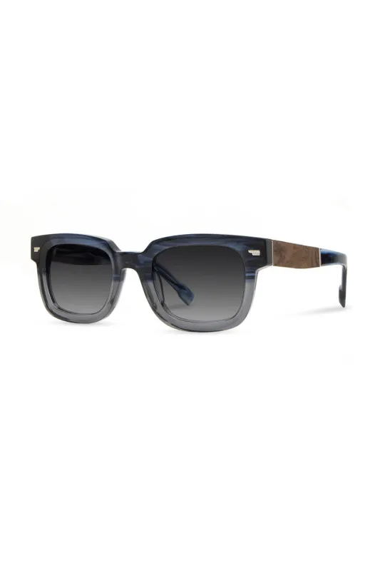 BUXTON - COBALT/ELM BURL/GREY FADE sold by REVOLVR Menswear