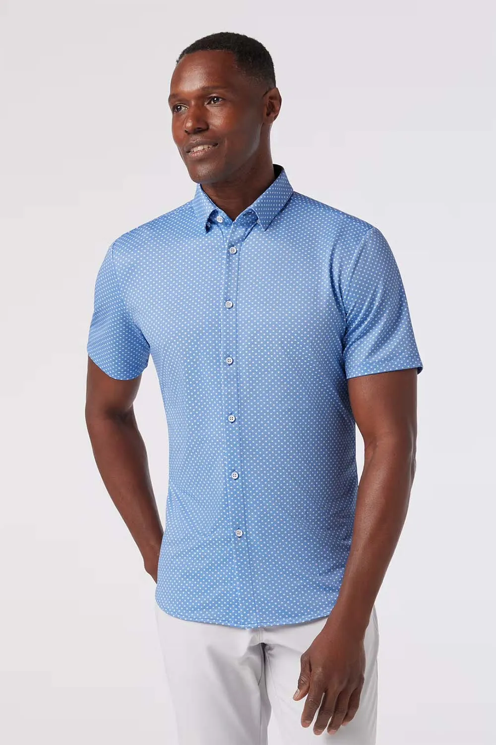 HALYARD SS Provence Enlarged Dot sold by REVOLVR Menswear