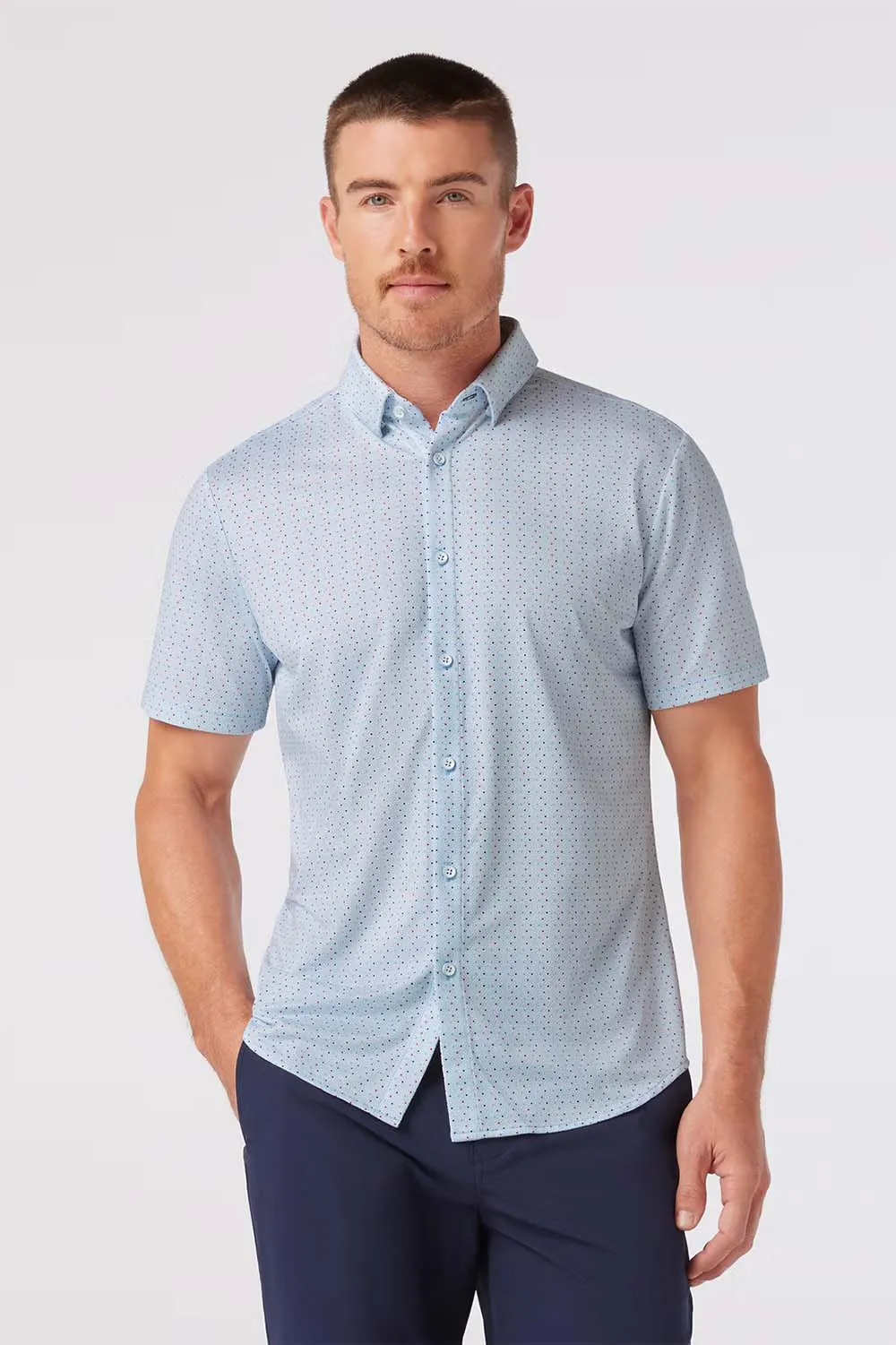 HALYARD SS Light Blue Trellus sold by REVOLVR Menswear