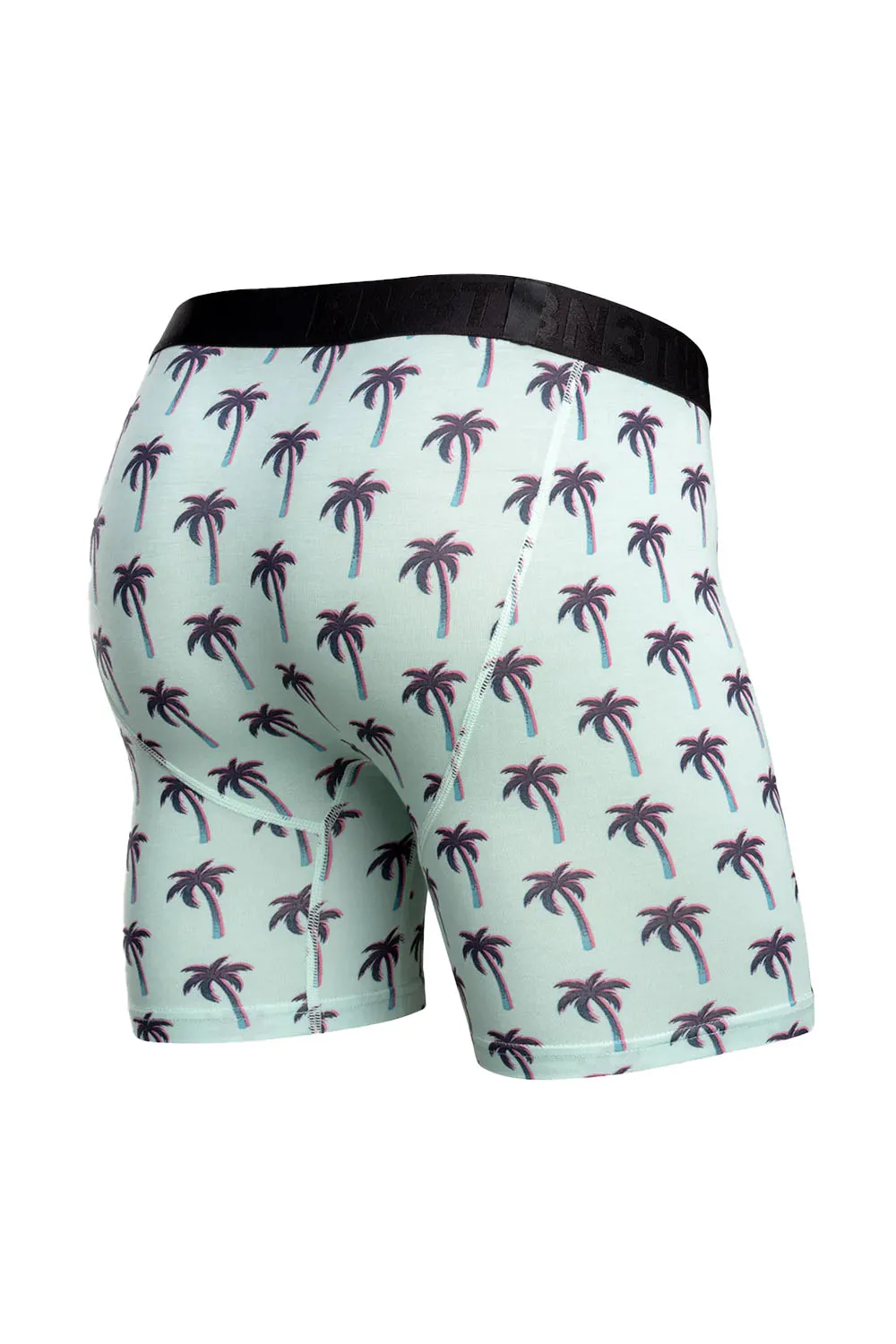 CLASSIC BOXER BRIEF WITH FLY Palm Glow Seaglass sold by REVOLVR Menswear product image thumbnail 2