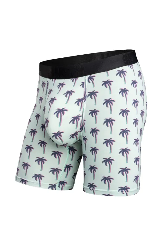 CLASSIC BOXER BRIEF WITH FLY Palm Glow Seaglass sold by REVOLVR Menswear
