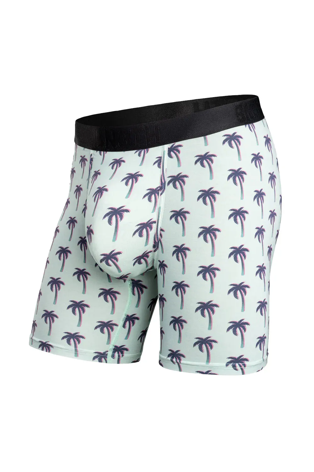 CLASSIC BOXER BRIEF WITH FLY Palm Glow Seaglass sold by REVOLVR Menswear