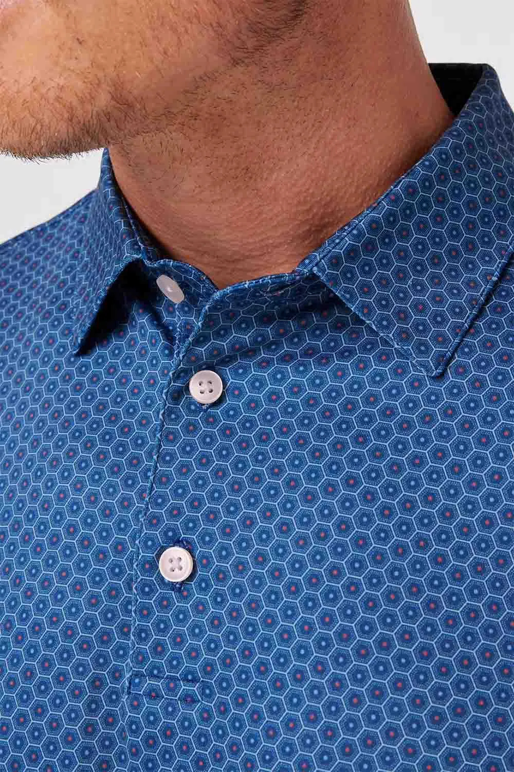 VERSA POLO Set Sail Honeycomb sold by REVOLVR Menswear product image thumbnail 3