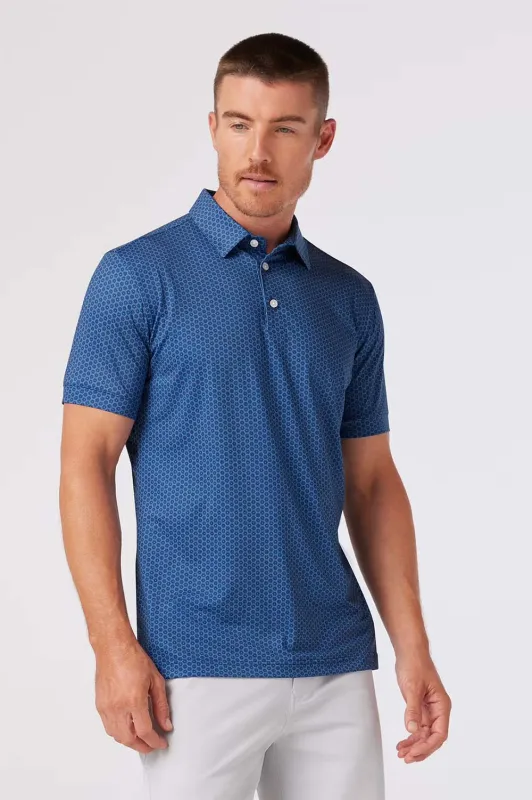 VERSA POLO Set Sail Honeycomb sold by REVOLVR Menswear