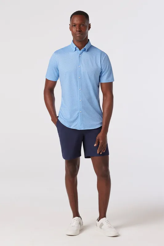 HALYARD SS Light Blue Multi Dot sold by REVOLVR Menswear