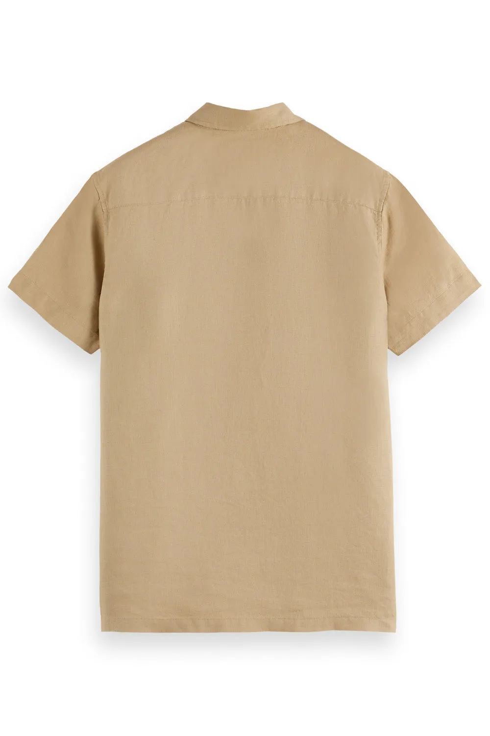 REGULAR FIT LINEN SHIRT Tannin sold by REVOLVR Menswear product image thumbnail 2