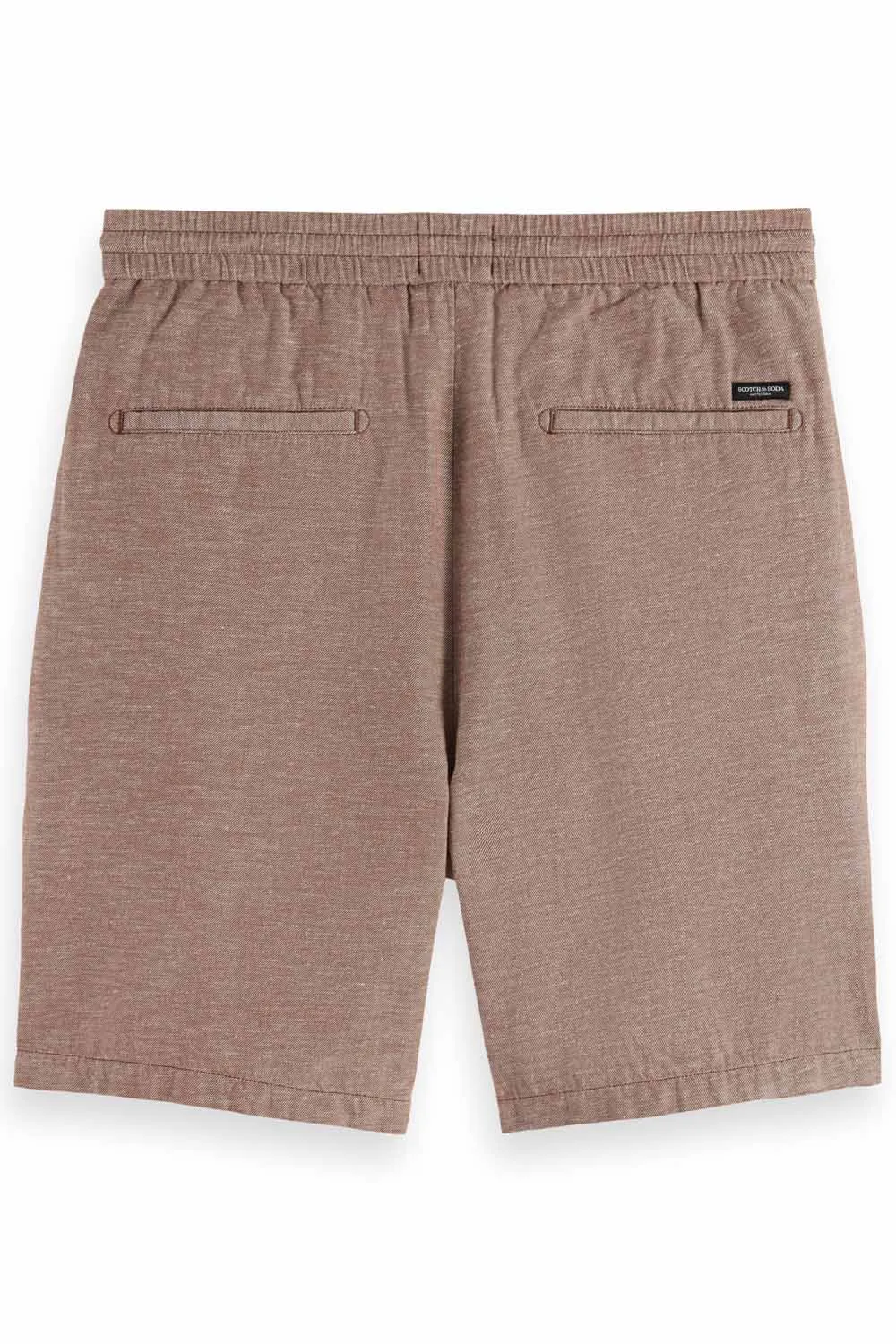 FAVE LINEN BERMUDA SHORT Soft Silt sold by REVOLVR Menswear product image thumbnail 2