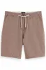 FAVE LINEN BERMUDA SHORT Soft Silt sold by REVOLVR Menswear