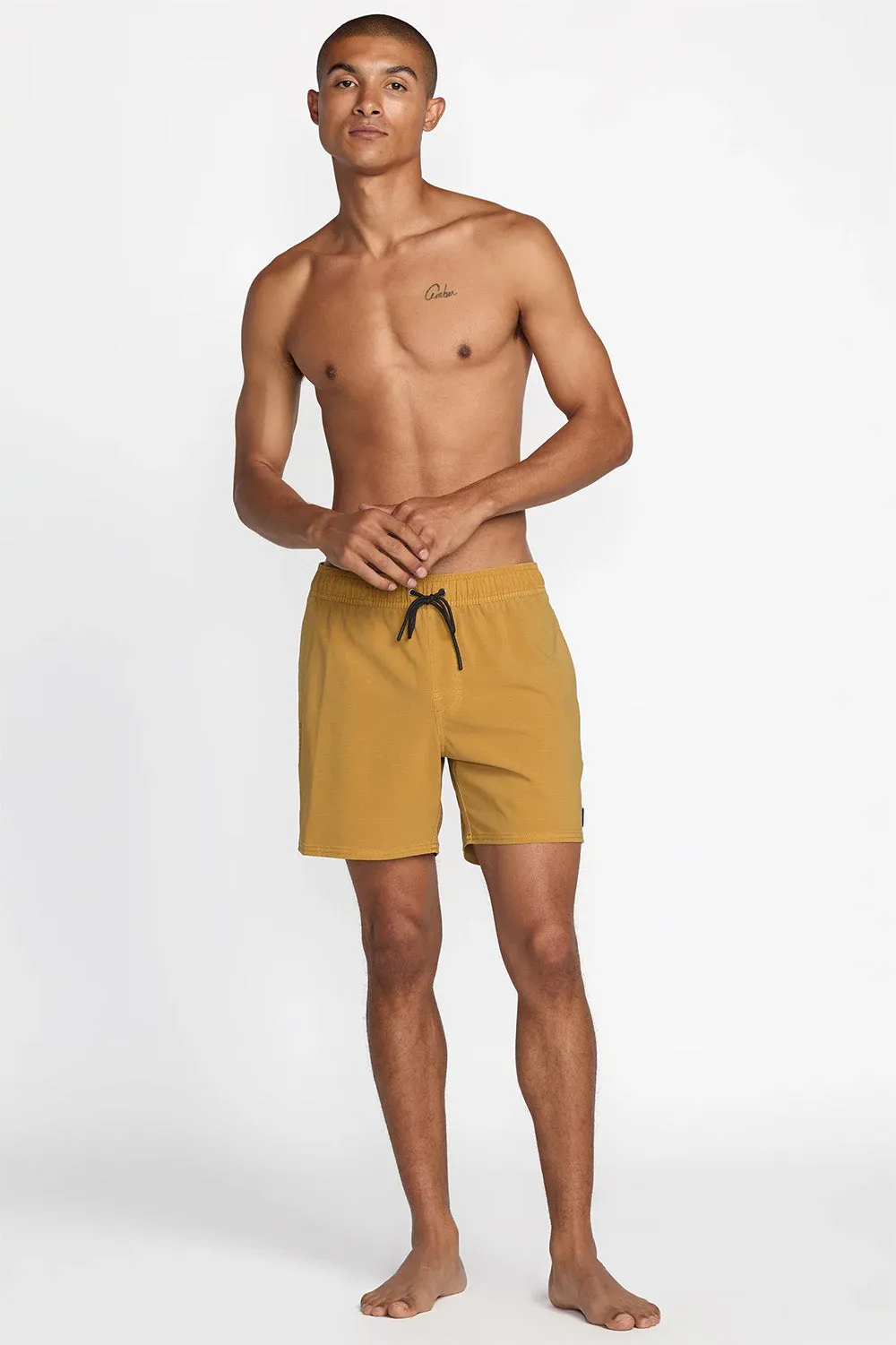 VA PIGMENT ELASTIC SHORT Old Gold sold by REVOLVR Menswear product image thumbnail 2