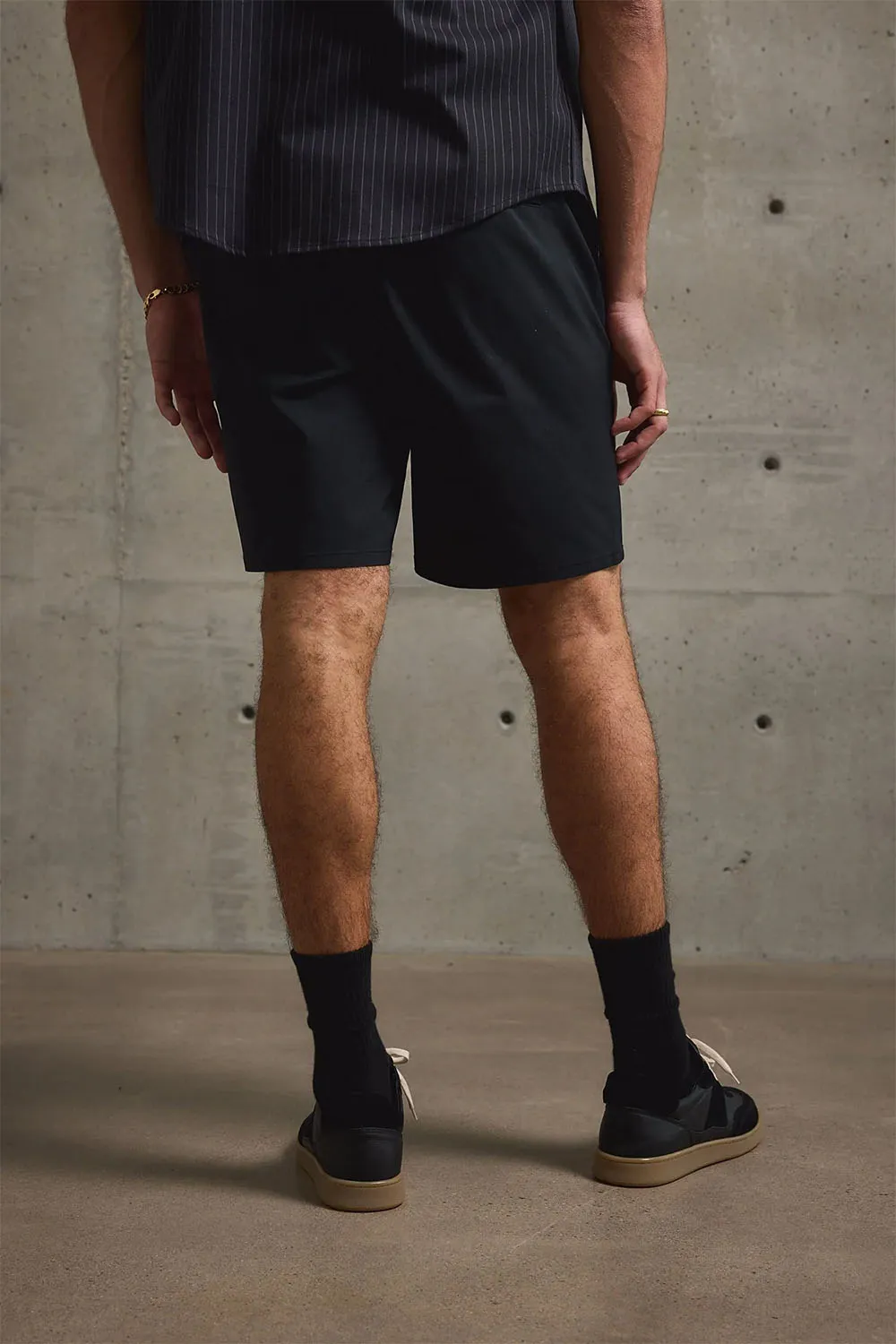 TWILL CHINO SHORT Black sold by REVOLVR Menswear product image thumbnail 2