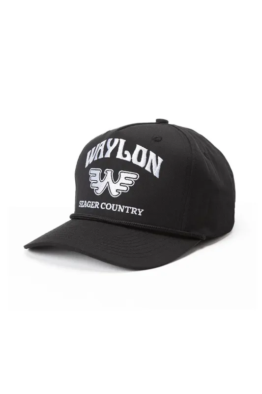 SEAGER x WAYLON COUNTRY SNAPBACK Black sold by REVOLVR Menswear