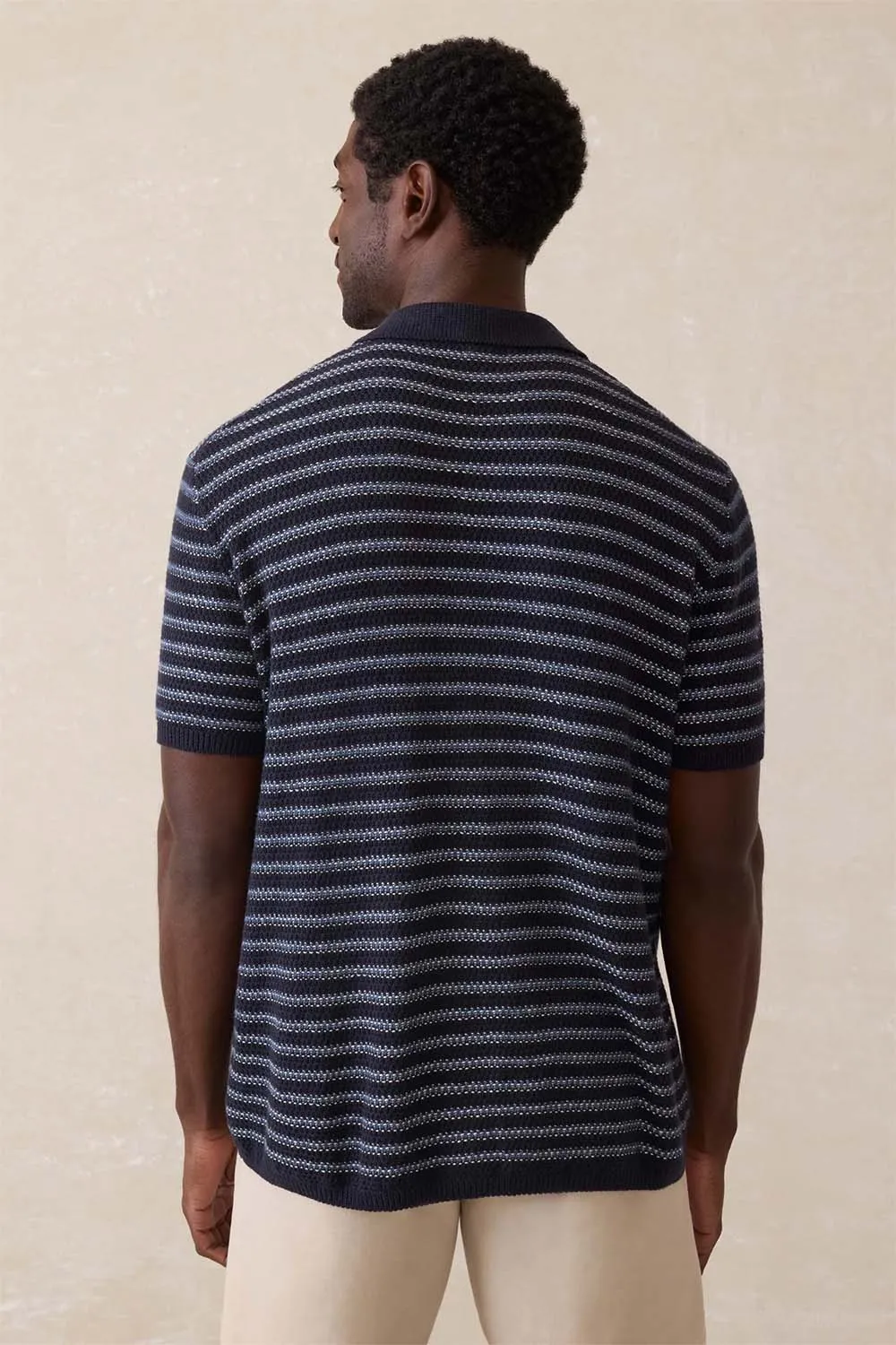 SS SWEATER SHIRT Northern Depths Stripe sold by REVOLVR Menswear product image thumbnail 3