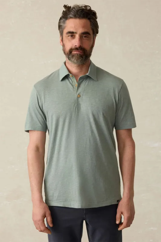 SUNWASHED TSHIRT POLO Sage Creek sold by REVOLVR Menswear