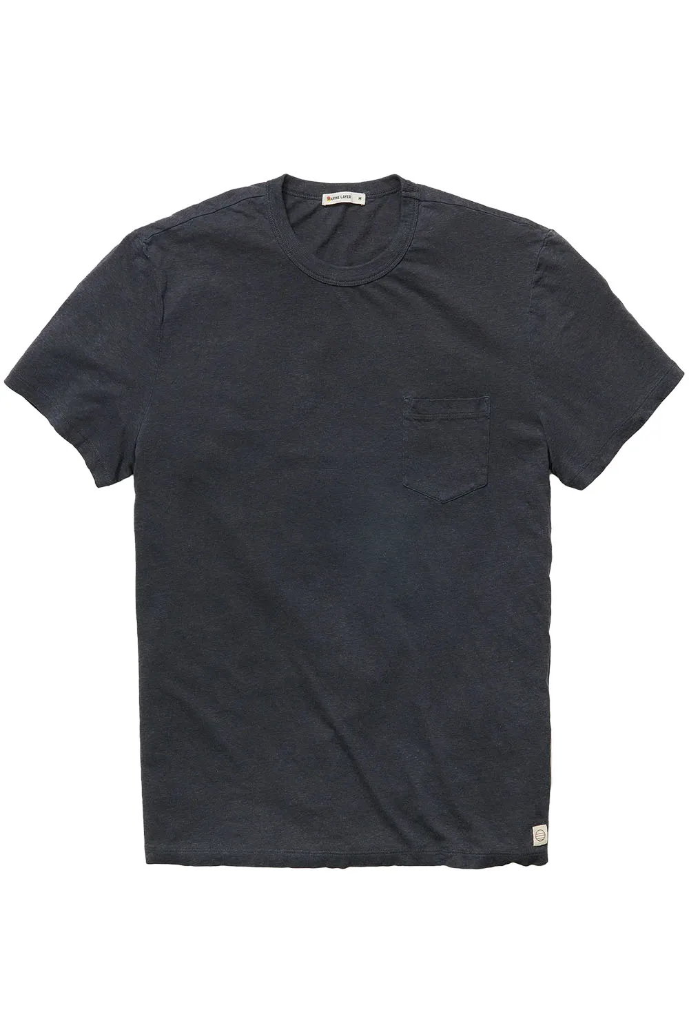 RELAXED HEMP COTTON TEE Faded Black sold by REVOLVR Menswear