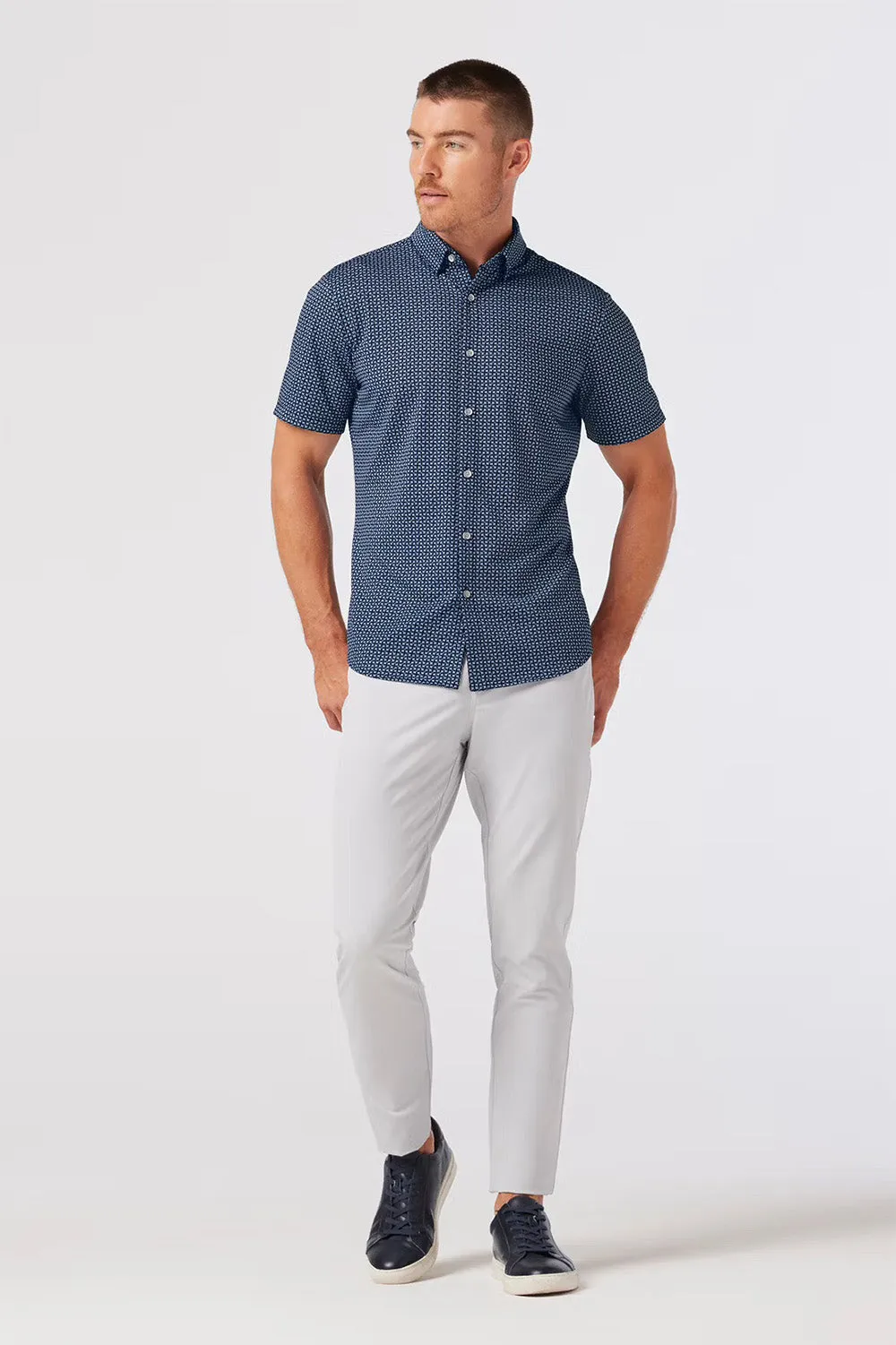 HALYARD SS Navy Tonal Texture sold by REVOLVR Menswear product image thumbnail 2