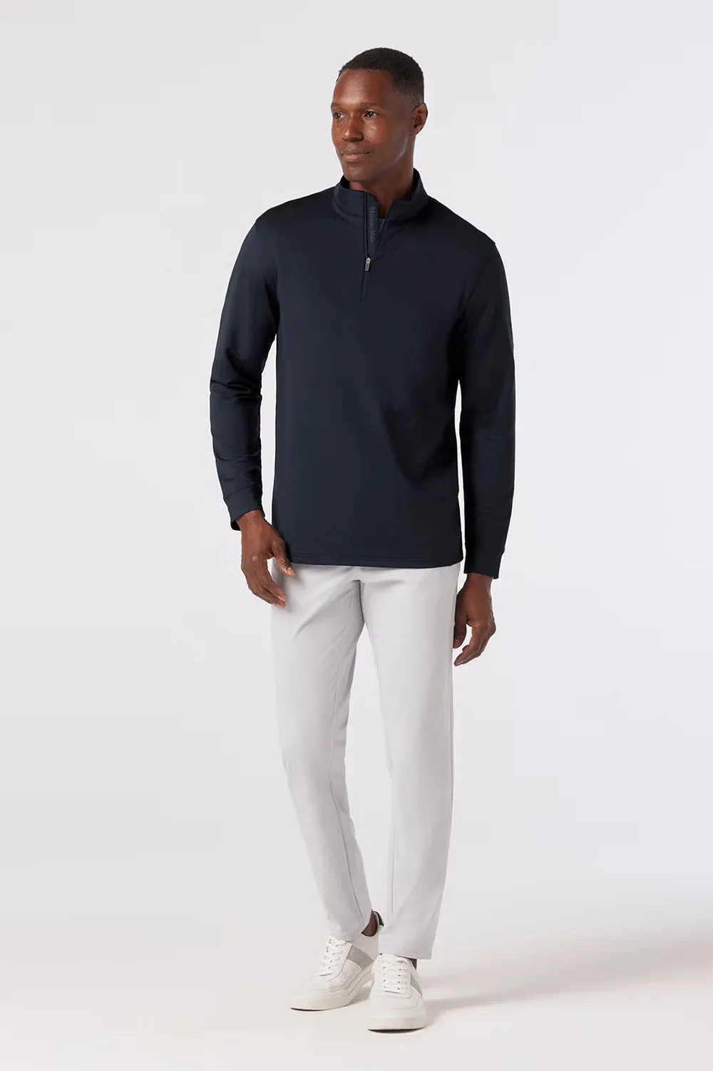 HIGHLAND QUARTER ZIP Navy sold by REVOLVR Menswear product image thumbnail 3