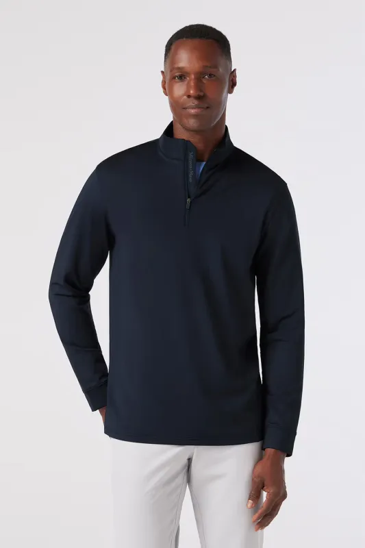 HIGHLAND QUARTER ZIP Navy sold by REVOLVR Menswear