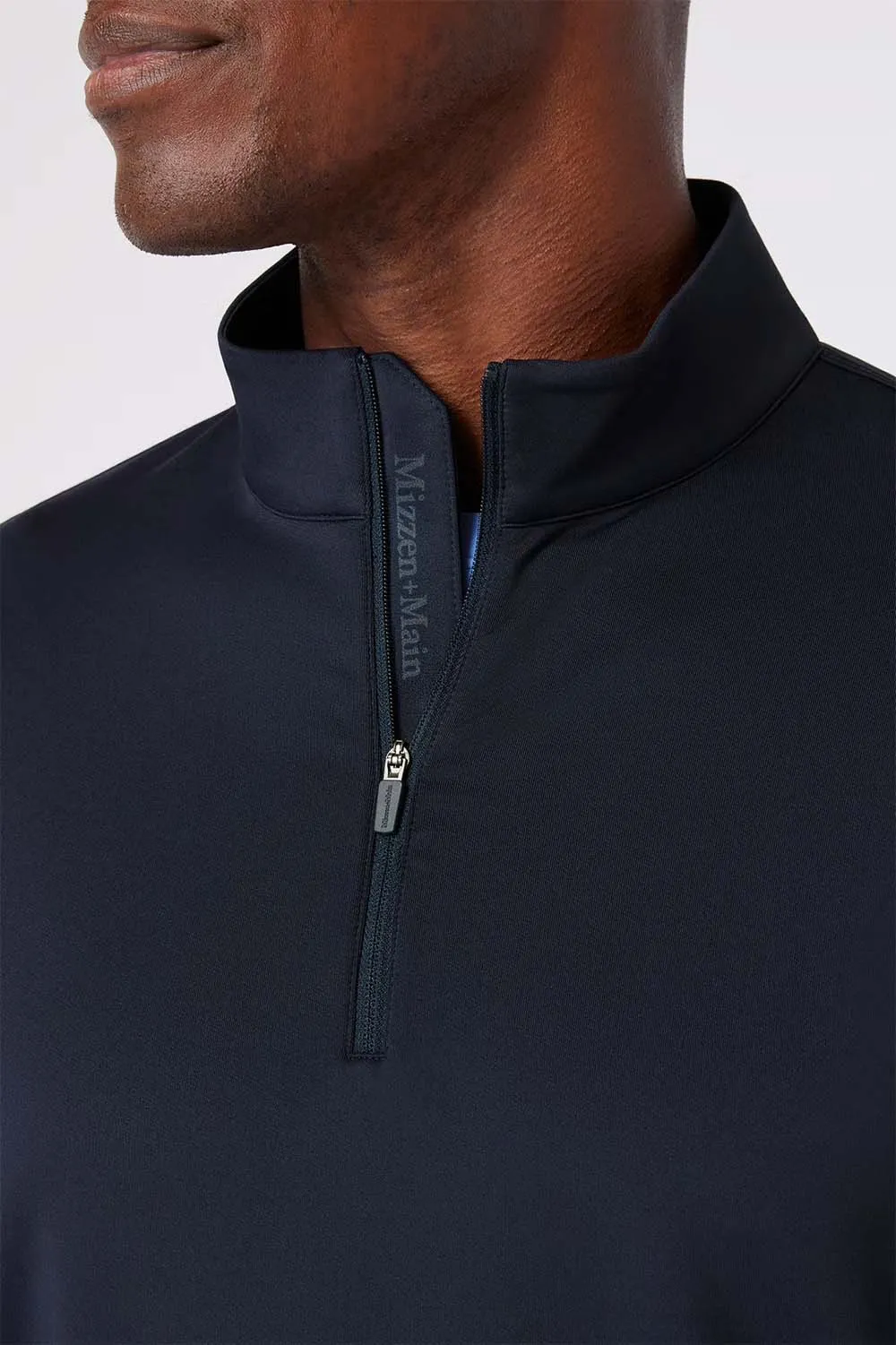 HIGHLAND QUARTER ZIP Navy sold by REVOLVR Menswear product image thumbnail 4