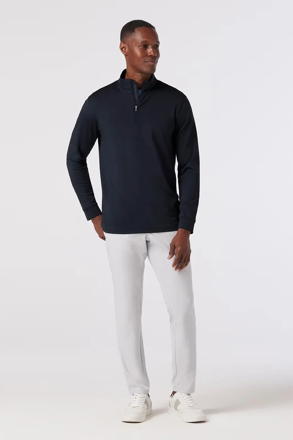 HIGHLAND QUARTER ZIP Navy sold by REVOLVR Menswear product image thumbnail 2