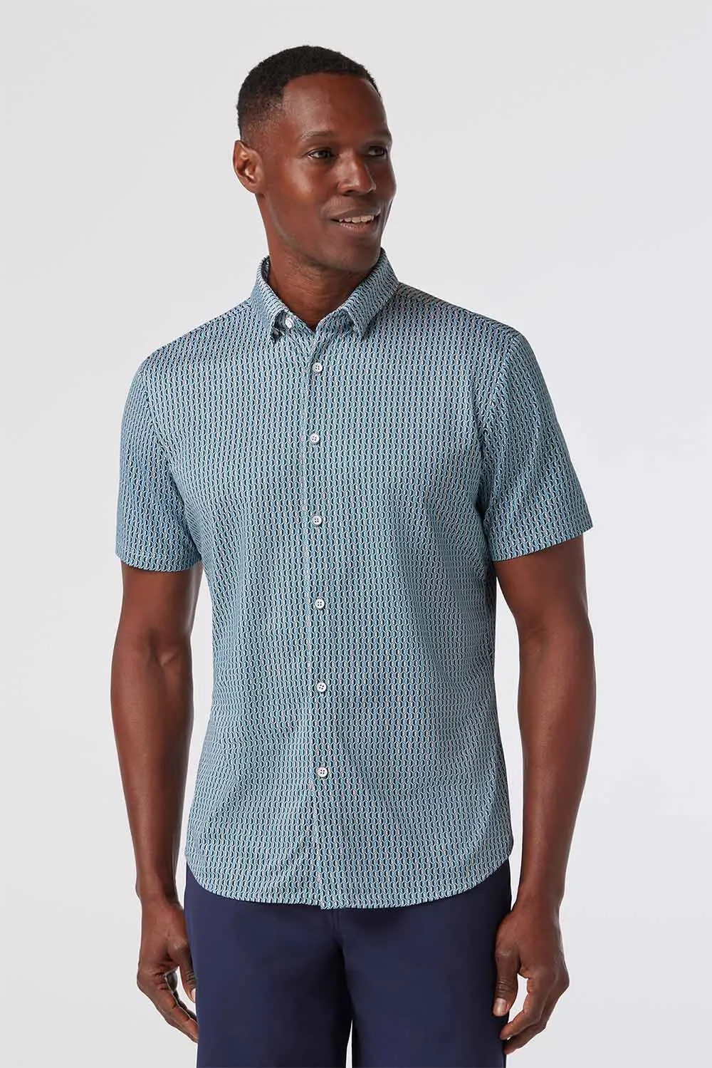 HALYARD SS Balsam Stacked Hex sold by REVOLVR Menswear