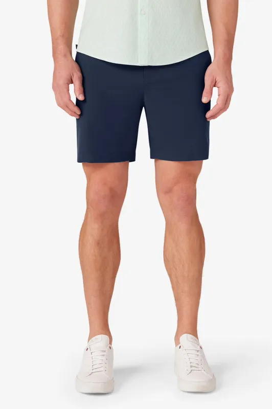 DECK SHORT Navy Solid sold by REVOLVR Menswear
