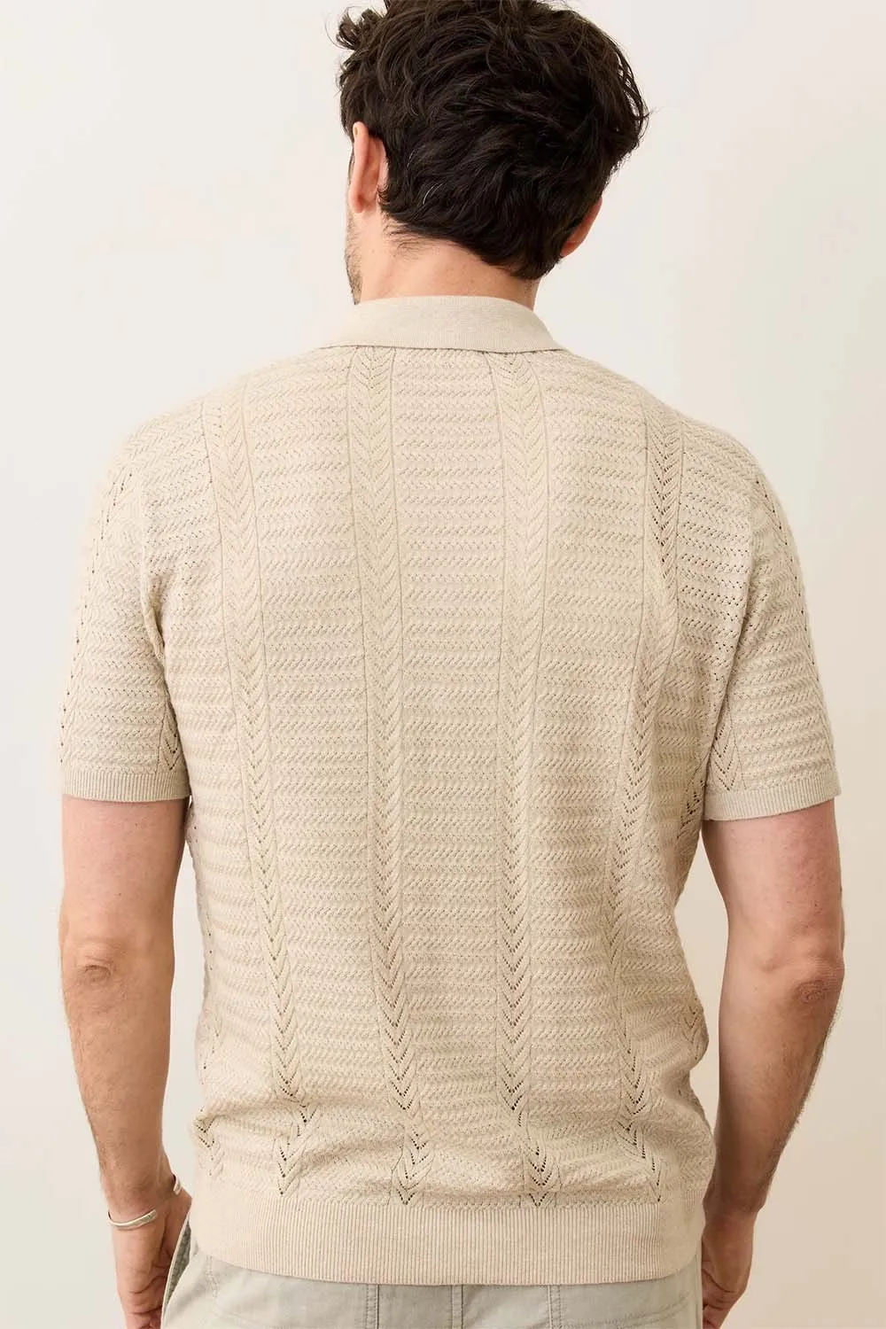 JADEN SWEATER RESORT SHIRT Driftwood sold by REVOLVR Menswear product image thumbnail 4