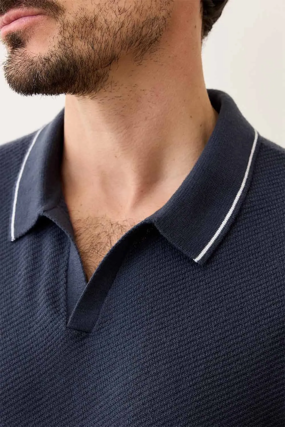 GREYSON SWEATER POLO India Ink sold by REVOLVR Menswear product image thumbnail 5