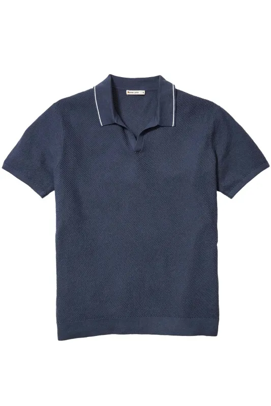 GREYSON SWEATER POLO India Ink sold by REVOLVR Menswear