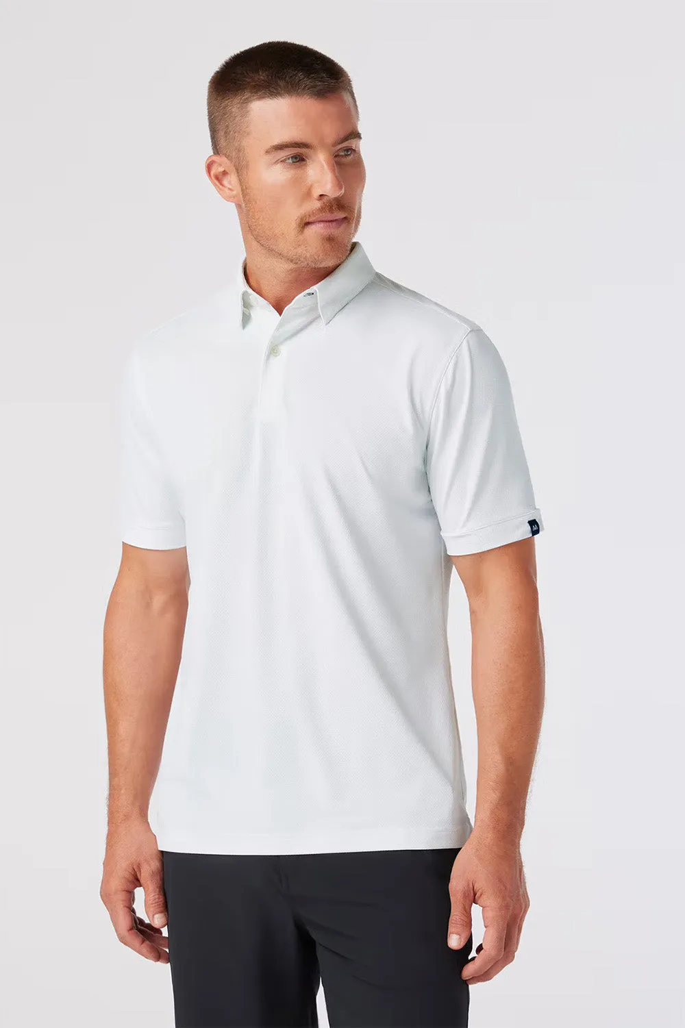 HALYARD SS POLO White sold by REVOLVR Menswear