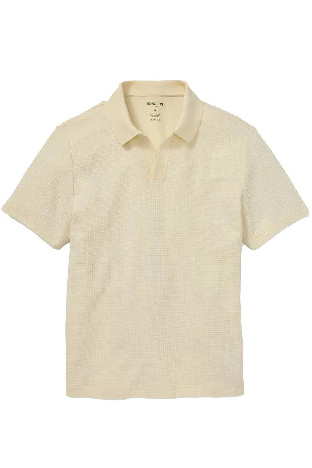 JOHNNY COLLAR POLO Tofu sold by REVOLVR Menswear