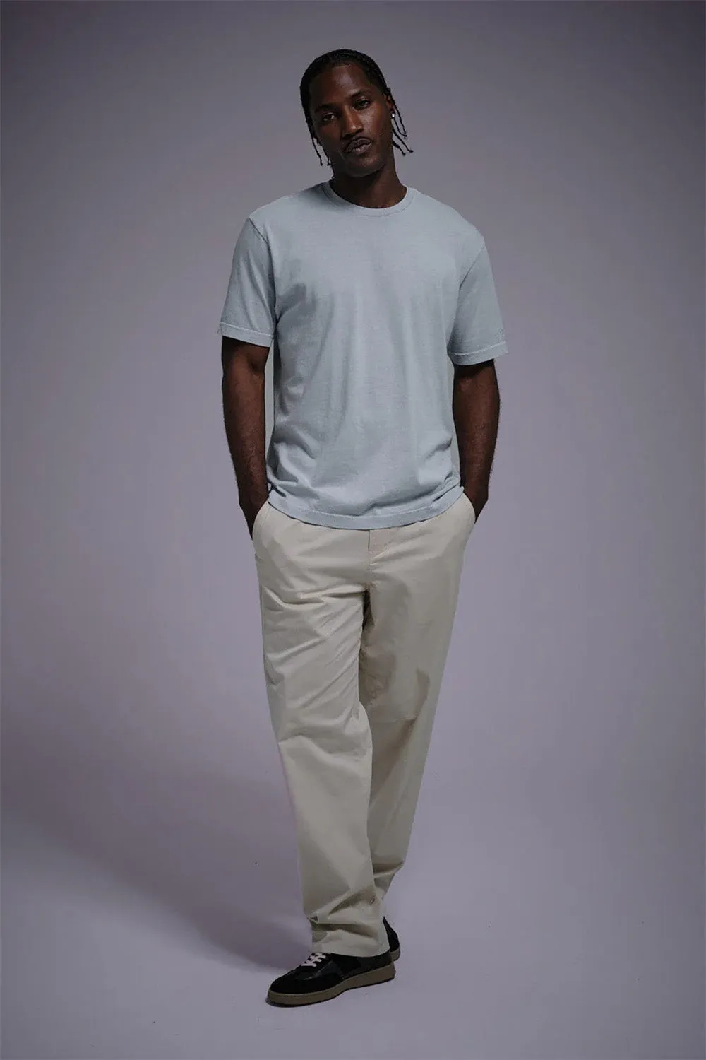 PIGMENT DYE TEE Sky sold by REVOLVR Menswear product image thumbnail 3