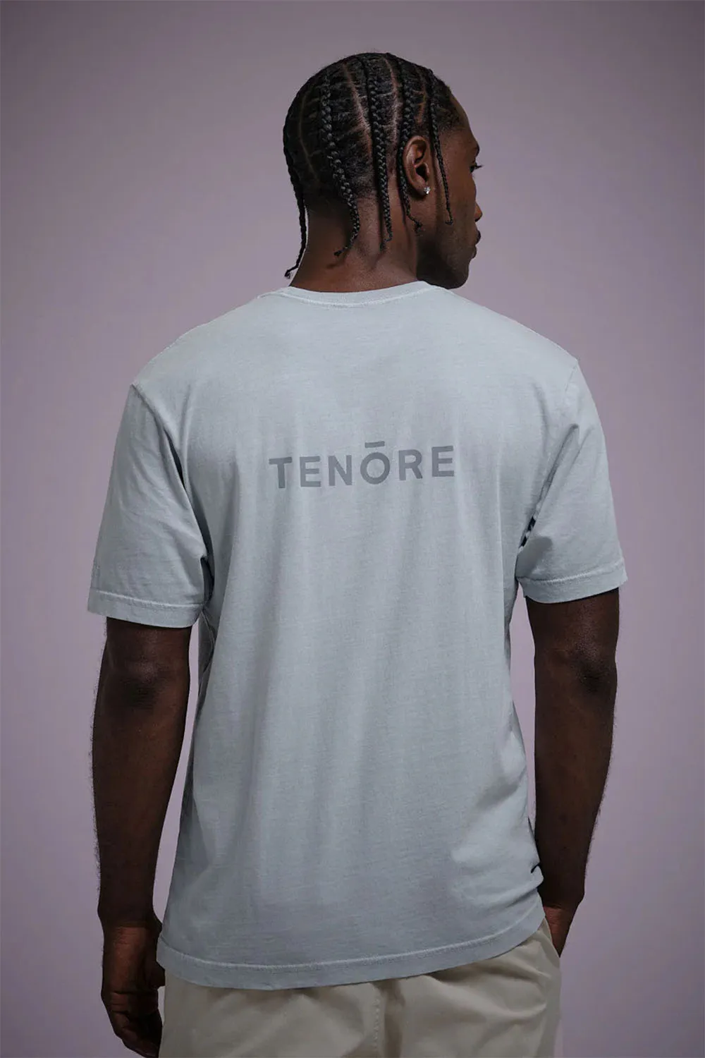 PIGMENT DYE TEE Sky sold by REVOLVR Menswear product image thumbnail 2