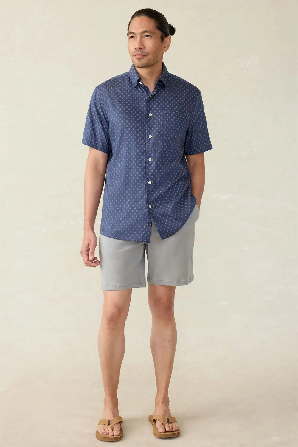 SS MOVEMENT MONTERREY SHIRT Navy Dusk Diamond sold by REVOLVR Menswear product image thumbnail 4