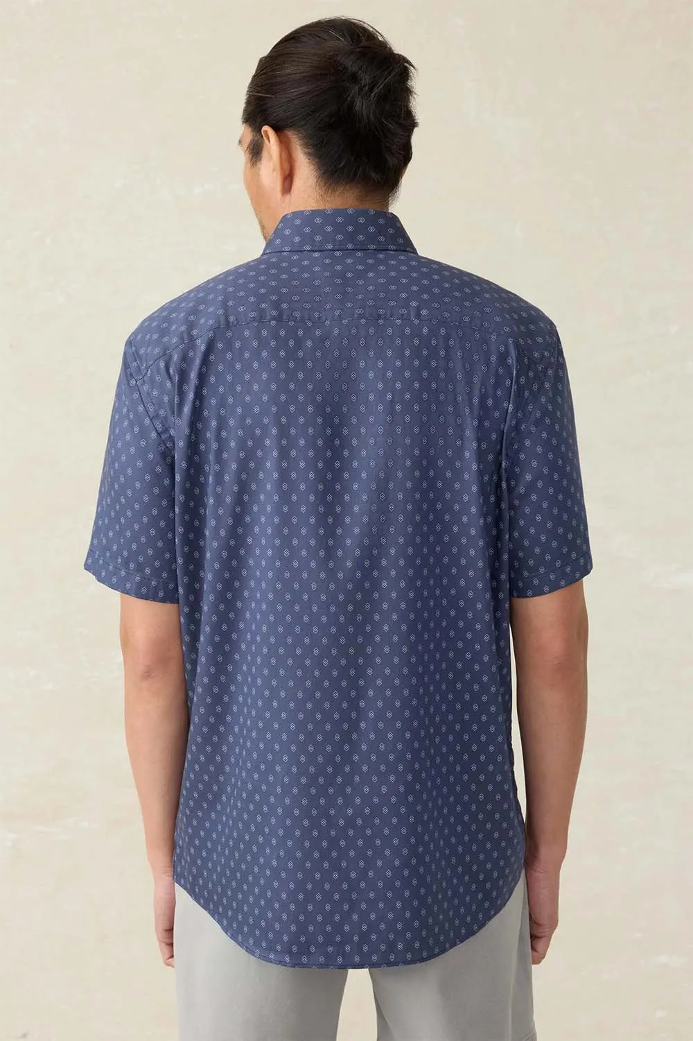 SS MOVEMENT MONTERREY SHIRT Navy Dusk Diamond sold by REVOLVR Menswear product image thumbnail 3