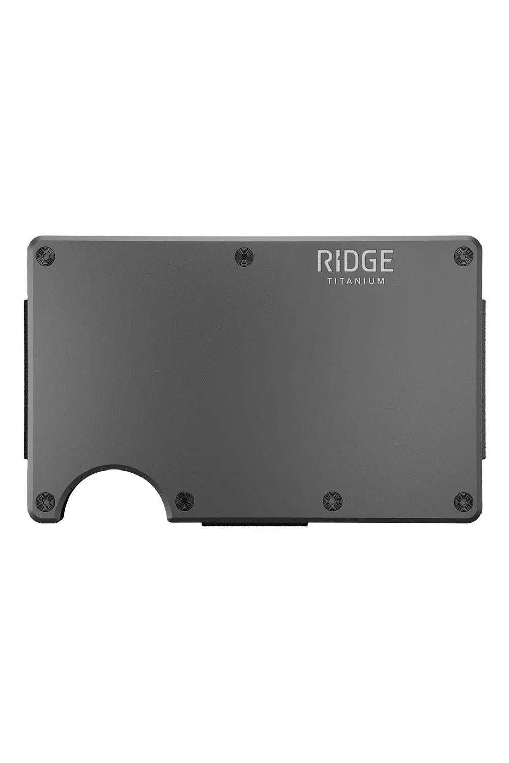 RIDGE WALLET - TITANIUM - MONEY CLIP Gunmetal sold by REVOLVR Menswear product image thumbnail 2
