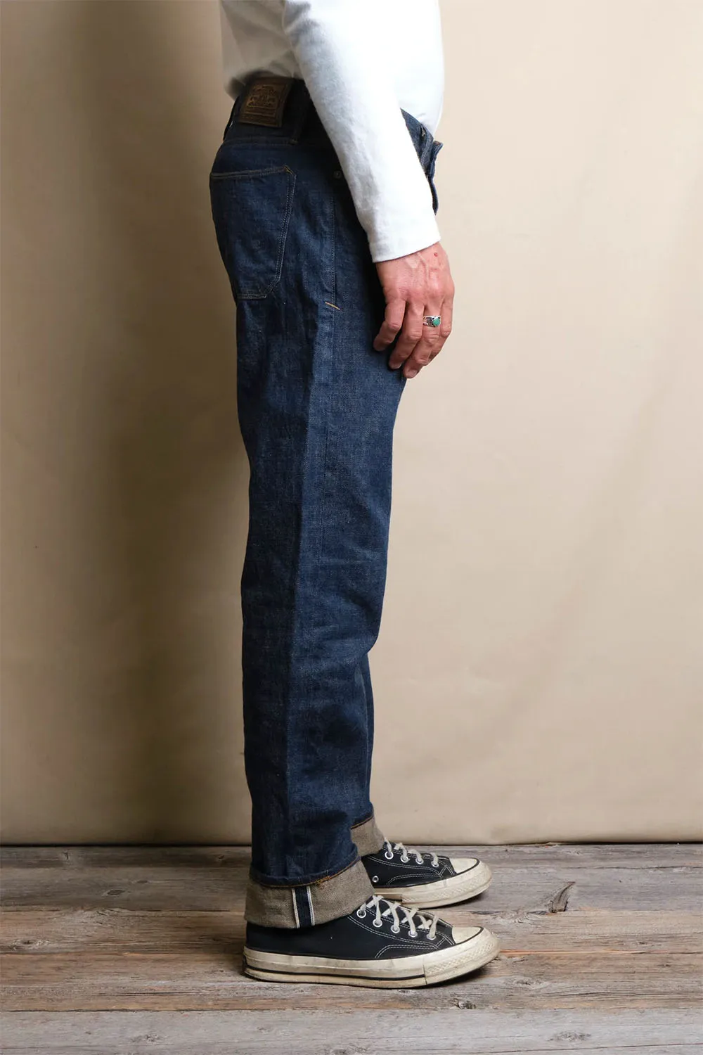 PORTOLA 13oz - NATURAL INDIGO RINSED DENIM sold by REVOLVR Menswear product image thumbnail 3