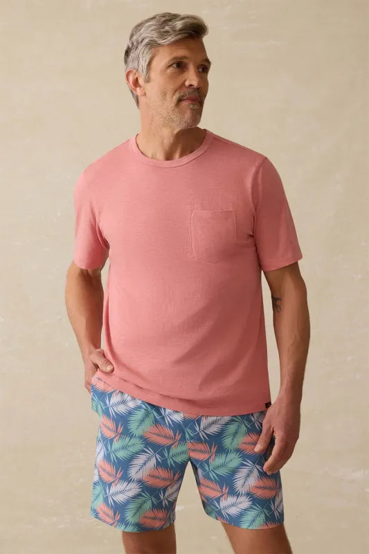 SUNWASHED POCKET TEE Faded Flag sold by REVOLVR Menswear