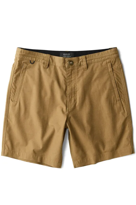 LAYOVER PRO TRAVELER SHORT Dark Khaki sold by REVOLVR Menswear