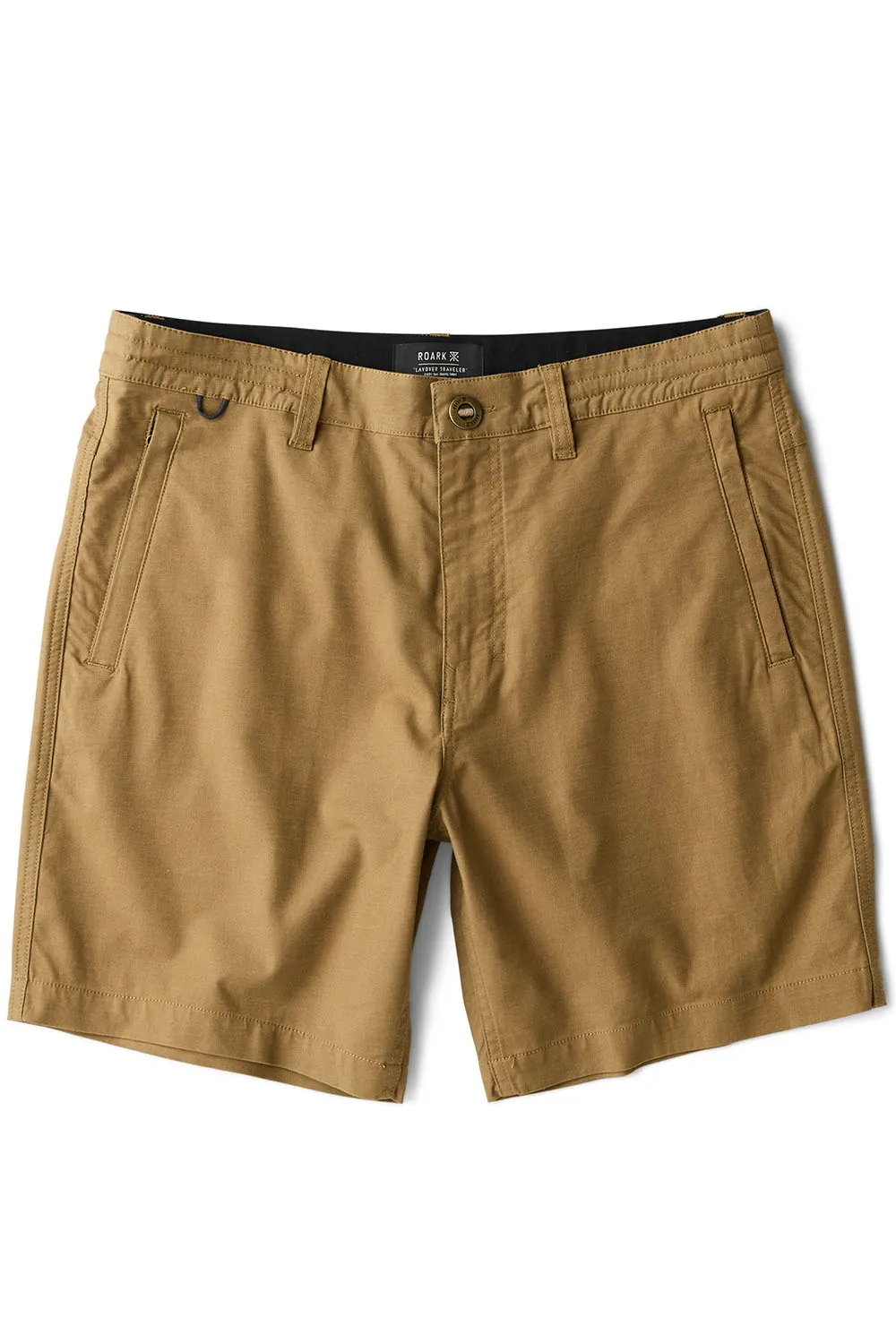 LAYOVER PRO TRAVELER SHORT Dark Khaki sold by REVOLVR Menswear