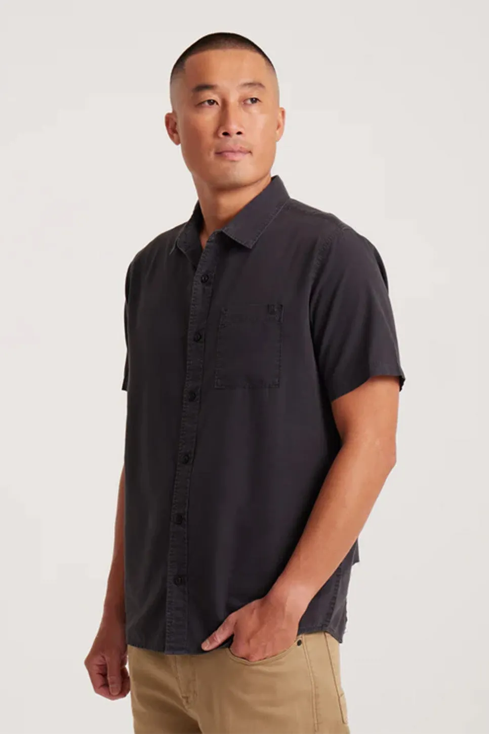 MADE TO FADE SS Washed Charcoal sold by REVOLVR Menswear product image thumbnail 3