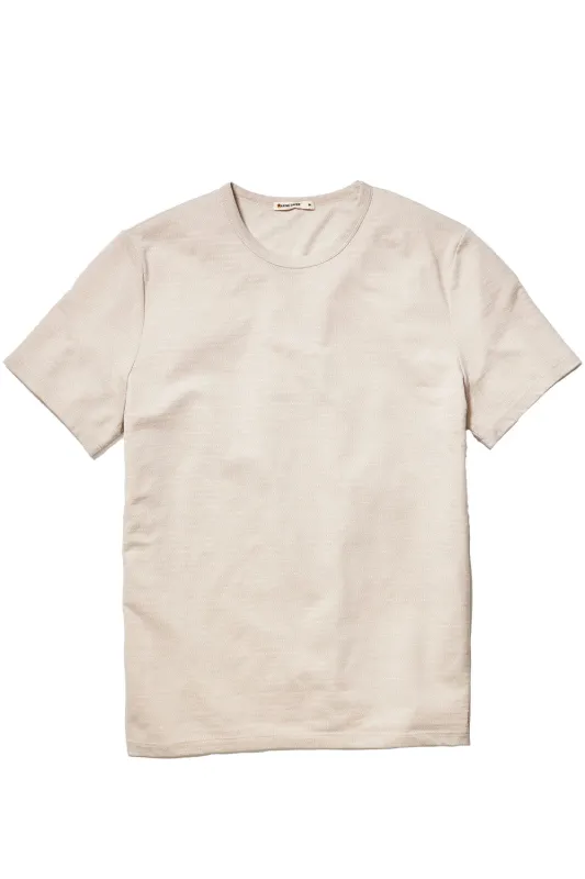 SIGNATURE CREW TEE Natural sold by REVOLVR Menswear