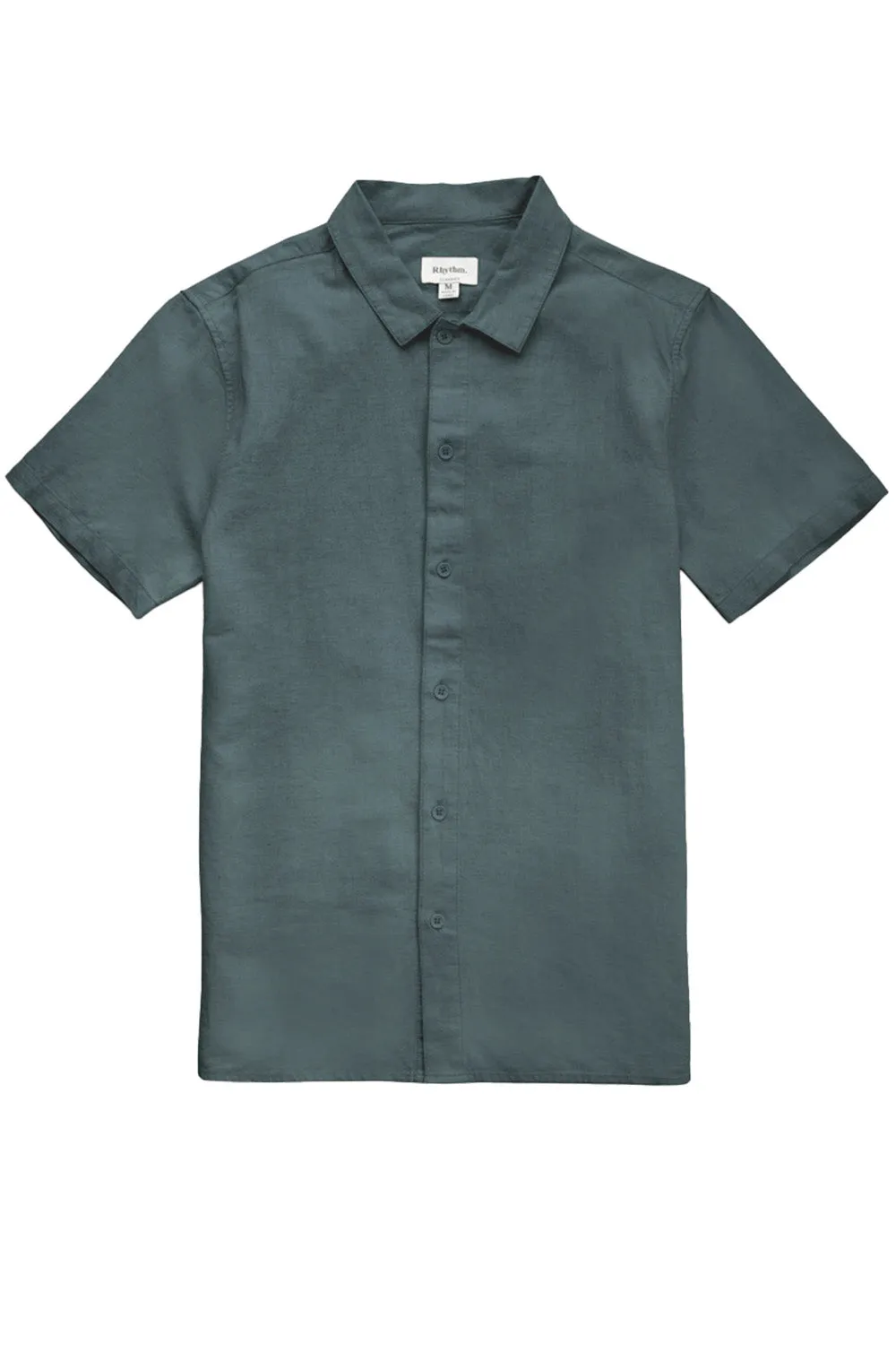 CLASSIC LINEN SS SHIRT Silver Pine sold by REVOLVR Menswear