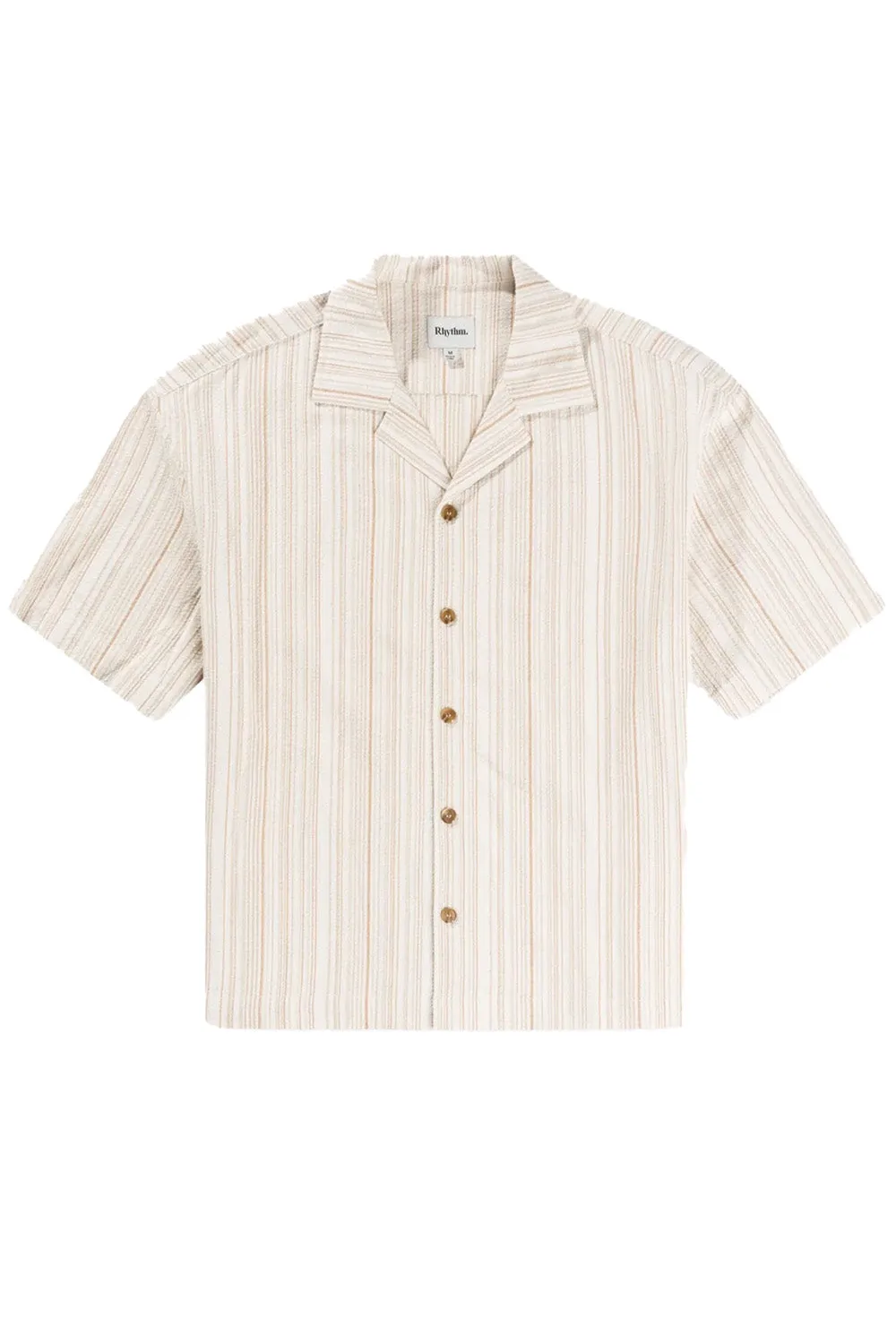 BENNY RELAXED STRIPE SS Cream sold by REVOLVR Menswear